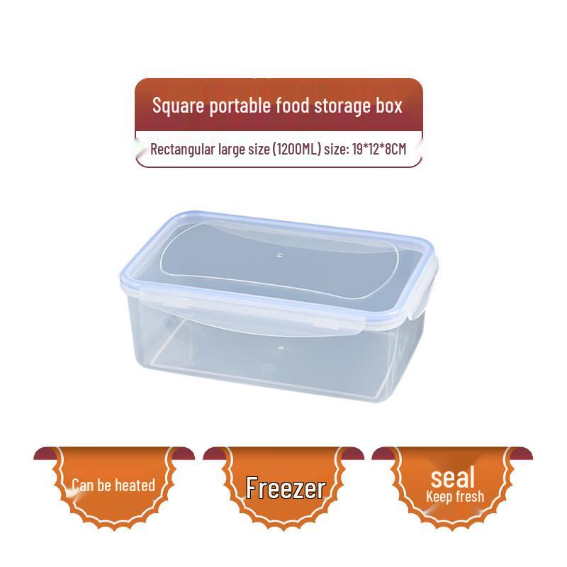 ZISIZ Stackable Clear Refrigerator Storage Bins