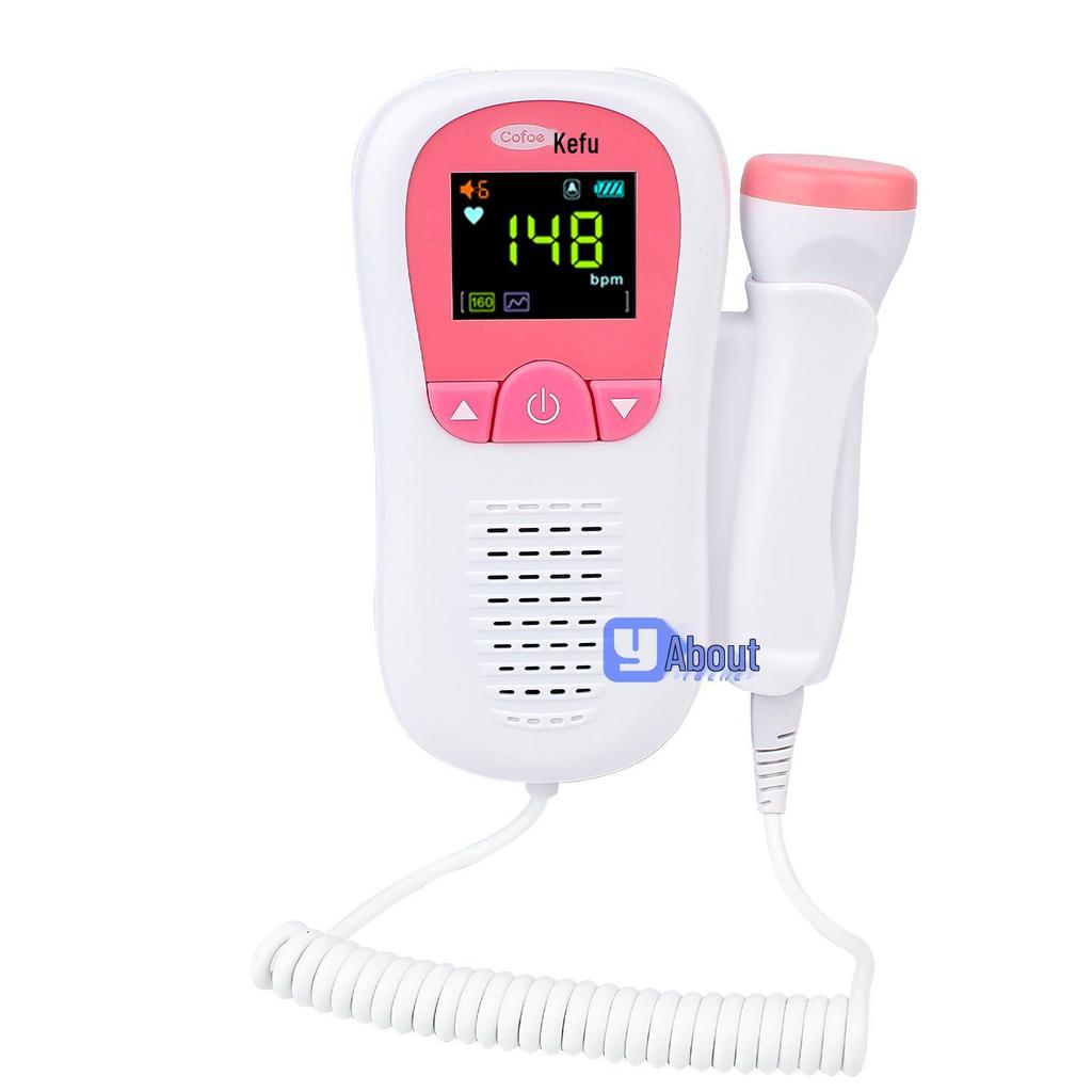 Kefu FD-270C Fetal Doppler Monitor for Home Use: Listen to Fetal Heartbeat and Track Movement