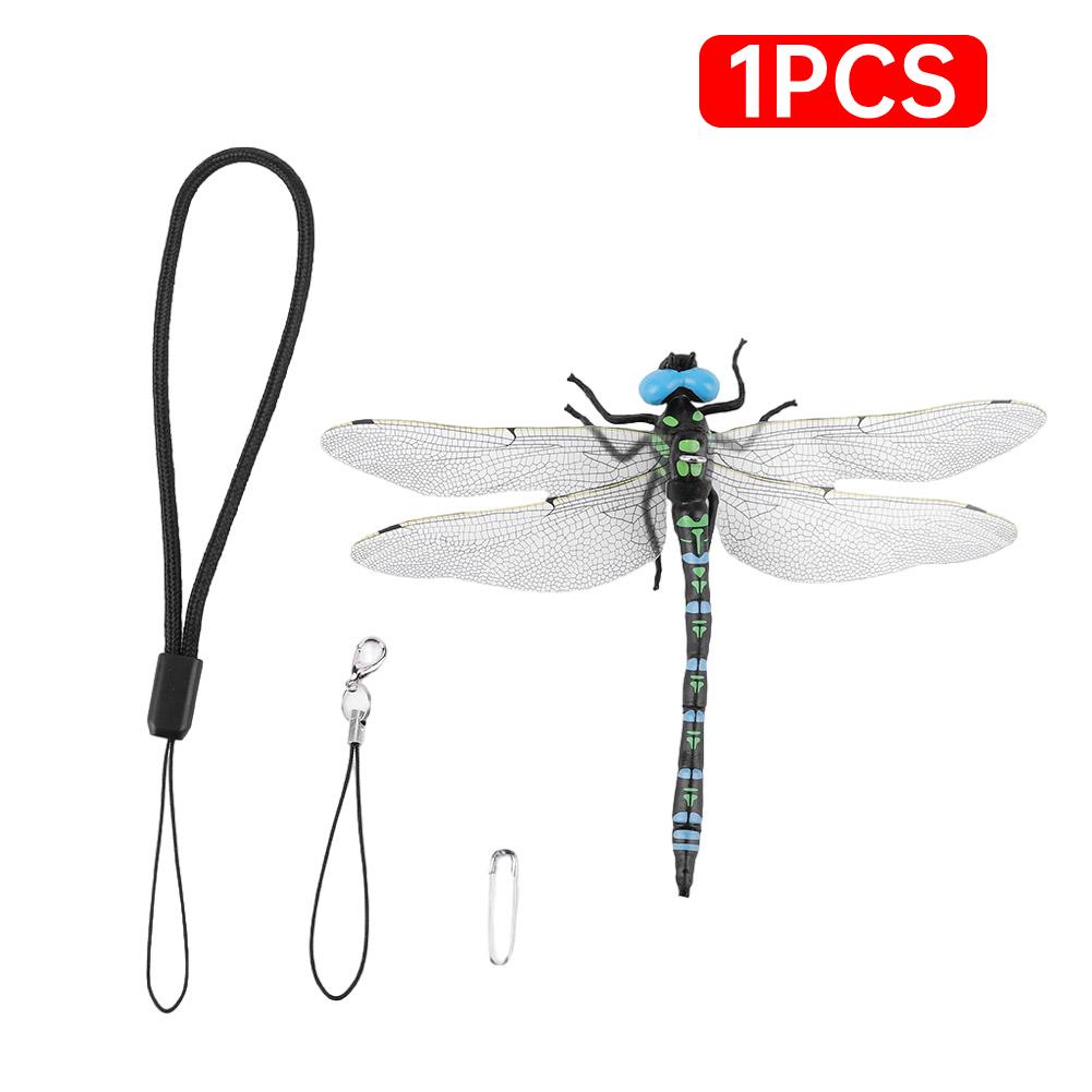 

3D Artificial Dragonfly Hat Clip Bug Repellent Dragonfly Clip Clip-On Dragonfly Fly Deterrent Garden Ornaments Patio Decoration