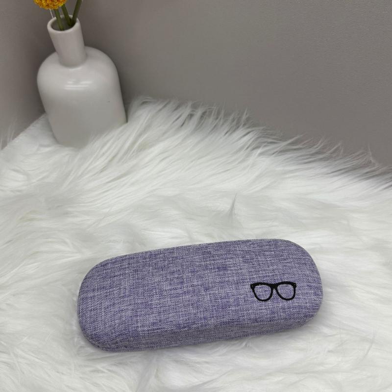 Fashion Retro Portable Glasses Case for Men Women Linen Cloth Compression Resistance Eyeglass Cases Cover Hard Glasses Box Storage