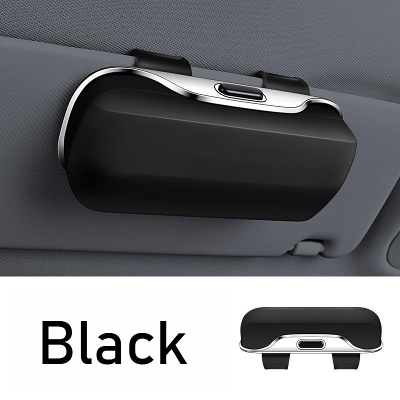 Držák na sluneční brýle do auta Držák na sluneční clonu Box na brýle do auta Držák na brýle na řízení Multifunkční přenosný pouzdro na brýle do auta