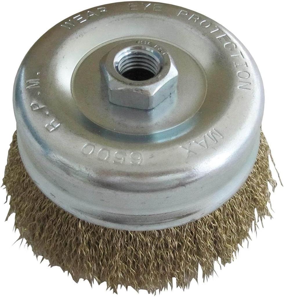 NANIWA Cup Wire Brush, 125mm, PG-0046