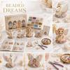 Bead Craft Kit with Swan Fairy Dove Designs DIY Handmade Ornament Set with Beads Tools and Instruction Manual for Creative Projects 6cm