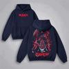 Anime Bleach Zaraki Kenpachi Print Hooded Men Women Hoodies Vintage Washed Sweatshirt Casual Cotton Pullover Harajuku Streetwear