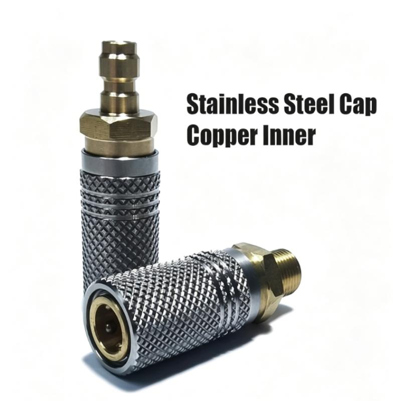 Soft Extended Air Charging Quick Joint Release Adapter Socket 1/8Bsp(G1/8) 8Mm Male Nipple Accessories