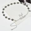 Retro Sunflower Metal Waist Chain Women's Personality Niche Versatile Dress Decorative Ancient Silver Belt Women