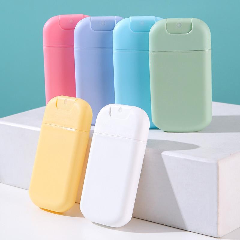 Portable Mini Refillable Fragrance Hand Sanitizer Alcohol Bottle With Spray Fragrance Pump Empty Cosmetic Container Tool