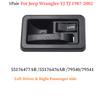 Interior Door Handle for Left Driver & Right Passenger Side Door Panel For Jeep Wrangler YJ TJ 55176477AB 55176476AB 79540 79541