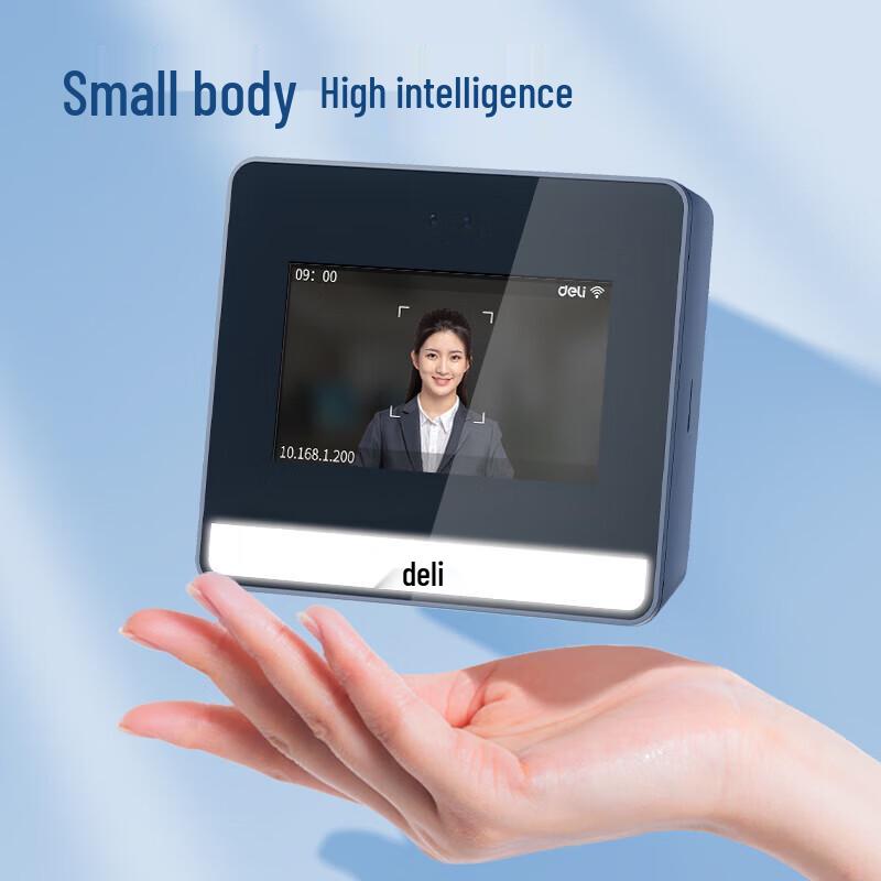 Deli DL-D5S Smart Cloud Face Recognition Time Clock CN Plug (adapter Included)