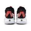 Li Ning Badminton-Schuhe Unisex Mittelhoch Schwarz/Weiß/Rot AYAS024-2