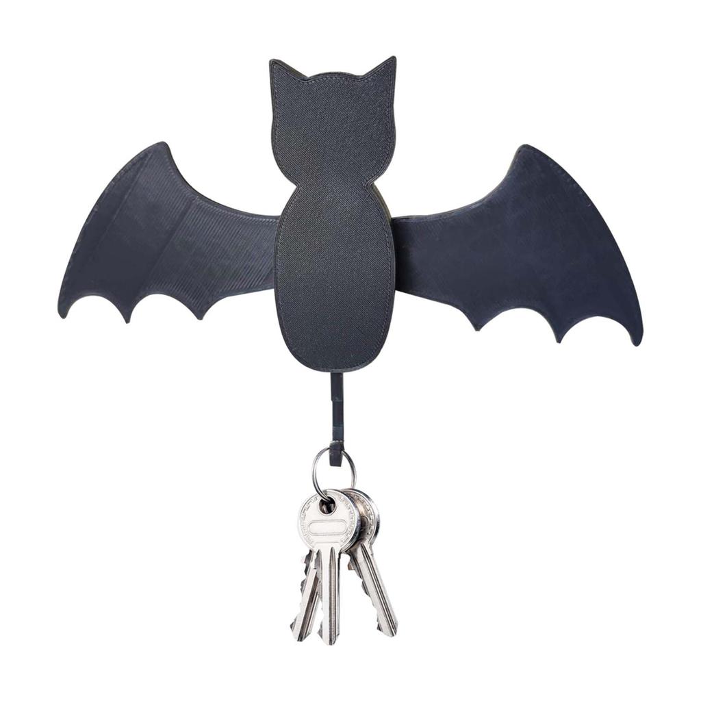 Creative Key Holder Bat Wing Key Hanger Wall Decoration Self Adhesive Key Hook Storage For Entryway Hallway Kitchen Office Decor