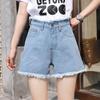 Shorts en jean taille haute pour femme 2026 - Été Ample, Amincissant, Polyvalent Coupe A Ligne Shorty - Grandes Tailles, Style Coréen.