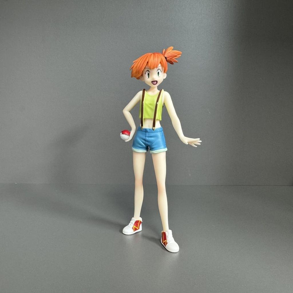 New In Stock Ash Ketchum Anime Figure Brock Action Figure Misty Figurine Pvc Gk Statue Model Doll Collection Decoration Room Toy