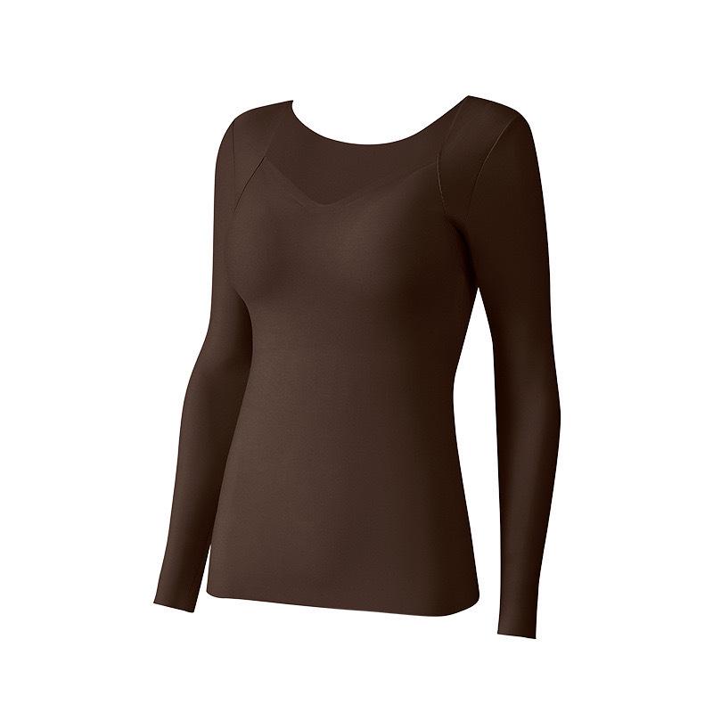 

Women s Seamless Thermal Long Sleeve Top with Padded Lining XL (110-140 lbs)