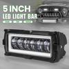 5 Inch LED Pods 7D LED Light Bar Work Light DRL Ruunning Headlight Offroad Driving Fog Lamp 12V 24V For Car Truck Trailer SUV RV