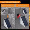 LED outdoor step lights, courtyard lenses, high brightness atmosphere decoration, step lights, waterproof and anti-theft solar