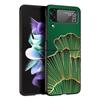 Hard Pc Back Phone Case For Samsung Galaxy Zflip3 Zflip Z Flip 3 Z Flip 4 5g Flip3 Stone Marble Texture Cases Shockproof Cover
