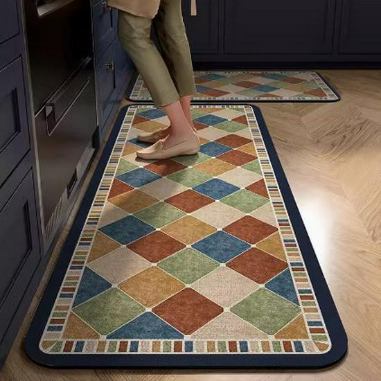 New Chinese Style Non-Slip Diatom Mud Tea Mat: Absorbent, Anti-Scalding Kitchen Drain and Insulation Pad