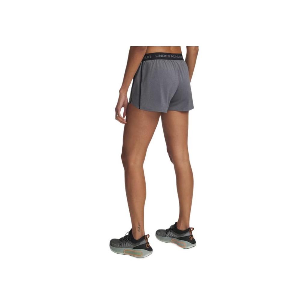 Under Armour Techplay Up Módní Pohodlné Trendy Jednoduché Střední Pas Sportovní Šortky Dámské šortky Šedá 1389882-025