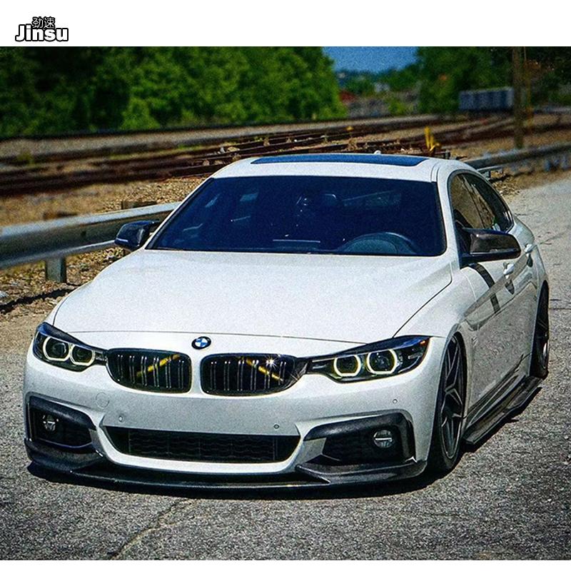 Carbon Fiber Headlights Eyebrows Eyelids Stickers For BMW F32 F33 F36 F80 F82 M4 Front Headlamp Eyebrow 420i 428i 425i 430i 435i