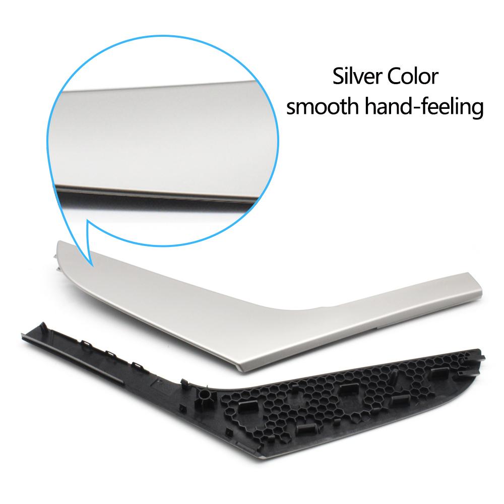 Black Car Interior Door Left Right Pull Handle Cover Trim For Volkswagen VW Golf 6 GTI MK6 2009 2010 2011 2012 2013