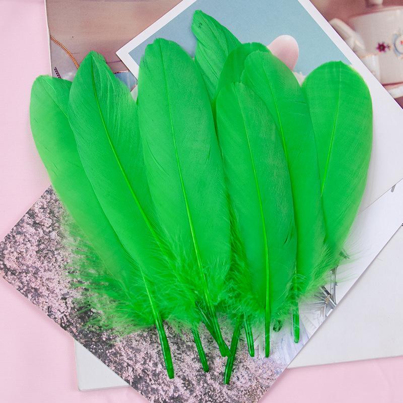 50Pcs15-20Cm Natural Goose Feather Multicolor Handicraft Dream Catcher Swan Feather Family Party Jewelry Decoration