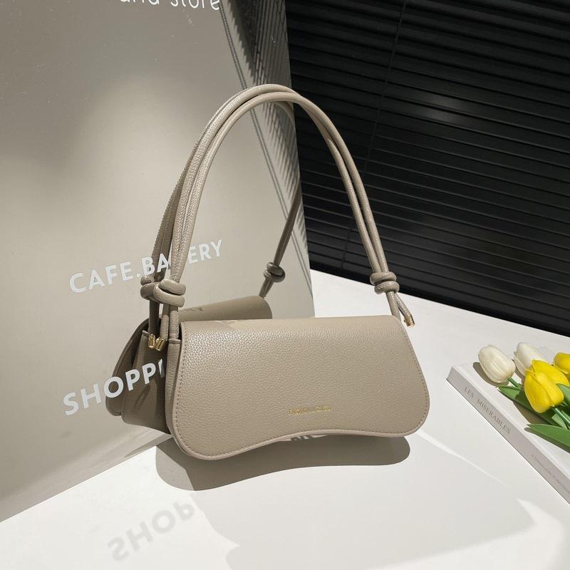 Casual Simple Retro 2025 Summer New Fashion Popular Niche Shoulder Crossbody Handbag
