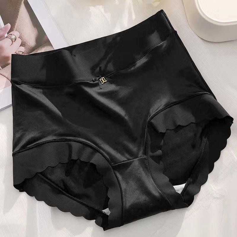 1Pc Nylon Briefs Panties Shiny Underwear Silky Vintage Satin Womens Knickers