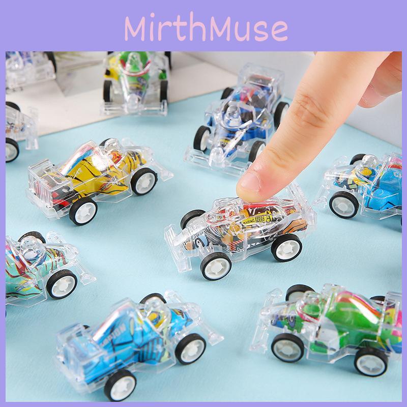 Simulation Mini Inertial Transparent Double Layer Graffiti Car Children Toy For Toddler Play