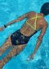 Seopeoseuko Neon Face One-Piece Swimsuit