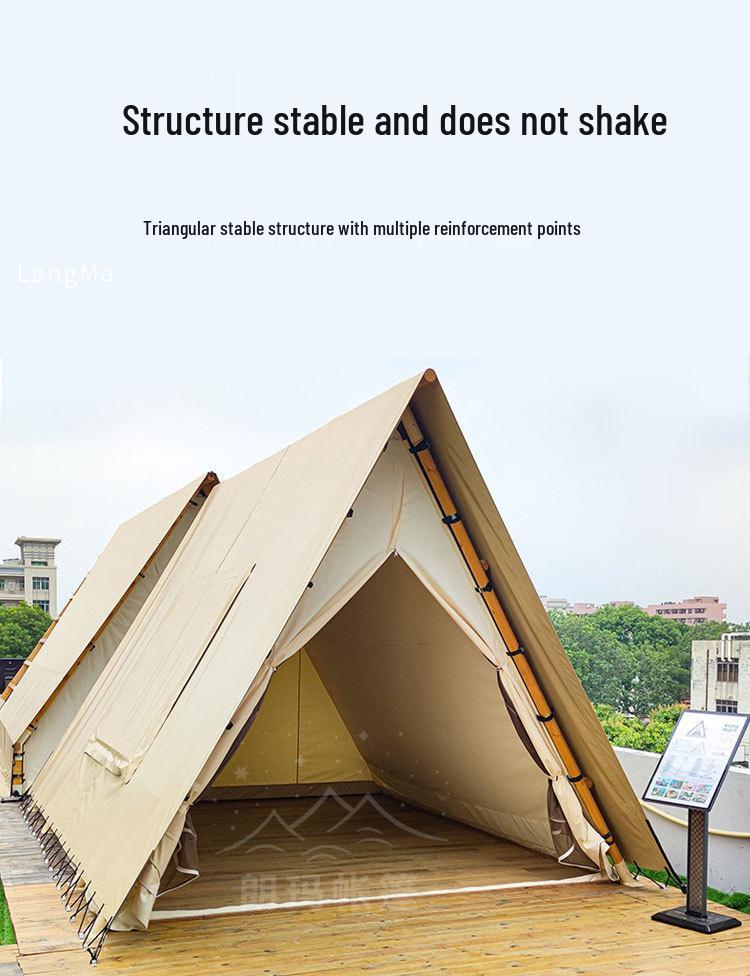Wooden House Scenic Dining and Accommodation Tent for Resorts and Outdoor Camping