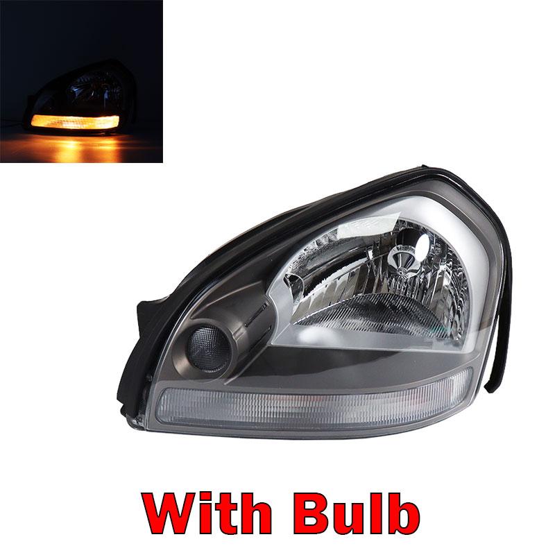 Exterior Accessories For Hyundai Tucson 2005 2006 2007 2008 2009 2010 Car Daytime Running Lights Headlights Signal Lamp Assembly