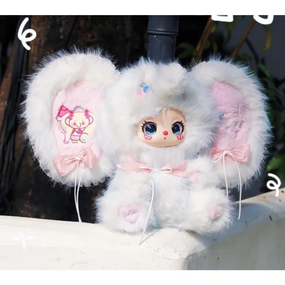 100% Genuine Baby Three Lila 600% V3 Big Ears Dessert Master Kitten Blind Box Plush Doll Halloween Play Pendant Mystery Gift Toy