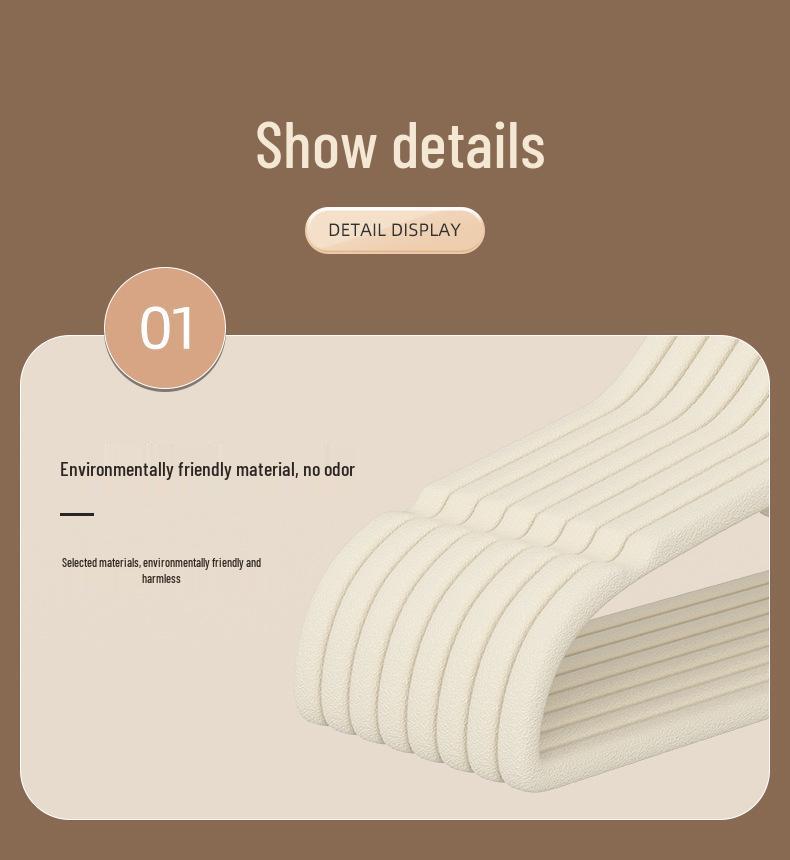 Seamless Anti-slip Multifunctional Clothes Drying and Storage Rack