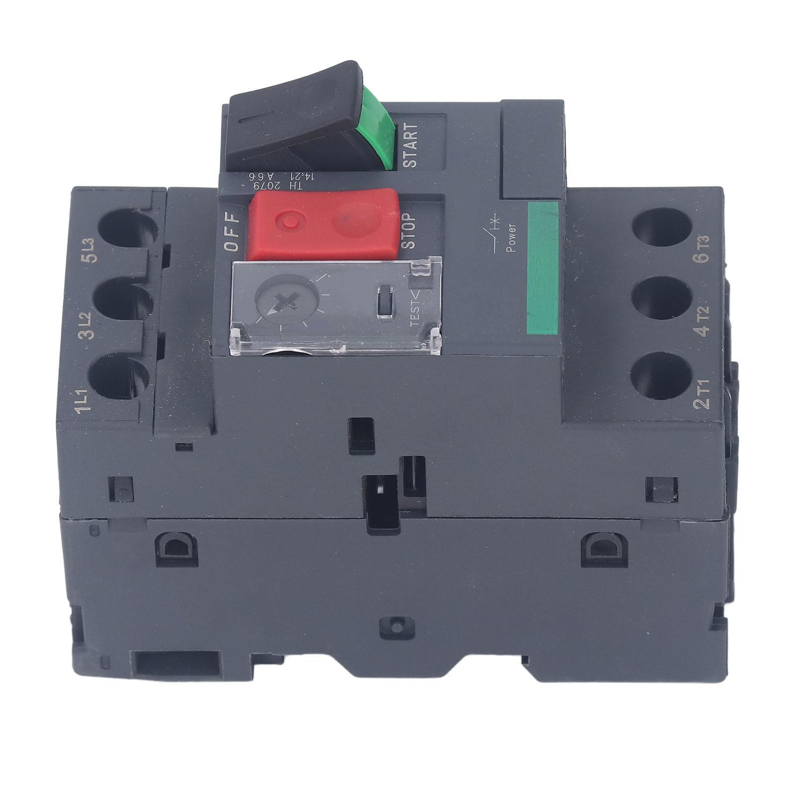 

Motor Circuit Breaker DIN Rail Mount Reliable Manual Motor Starter Button AC690V GV2ME32 2432A
