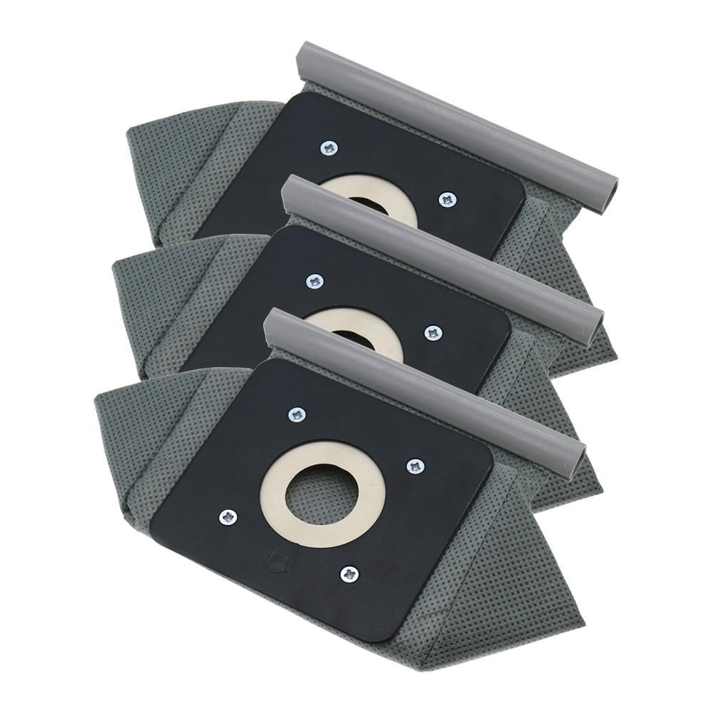 3Pcs  Non Woven Bags 110mm*100mm Plastic Tray Washable  for Electrolux Etc Vacuum Cleaner Replacement