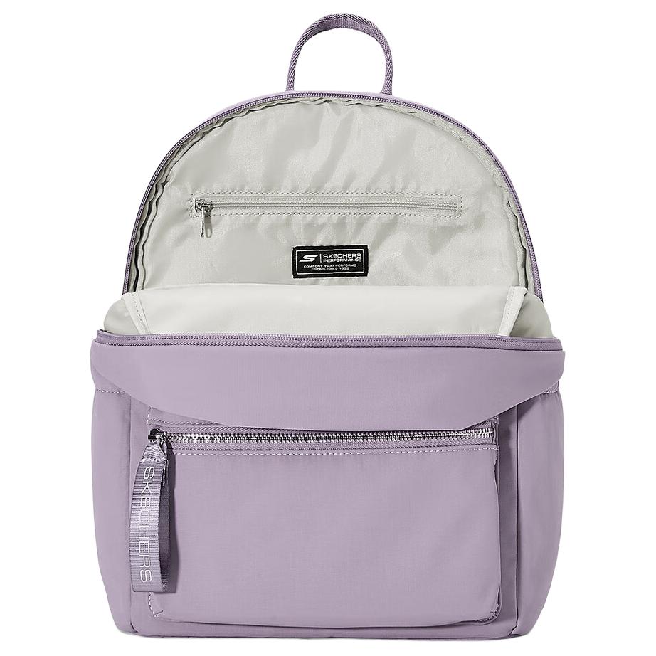 Skechers Casual Minimalist Versatile Compact Fabric Backpack Unisex Backpack Lavender P126U016-04PW