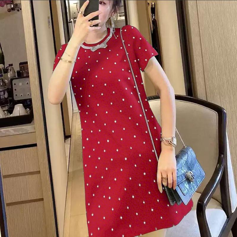 ZANZEA Women Short Puff Sleeve Polka Dot Slim Waist Casual A-line Dress