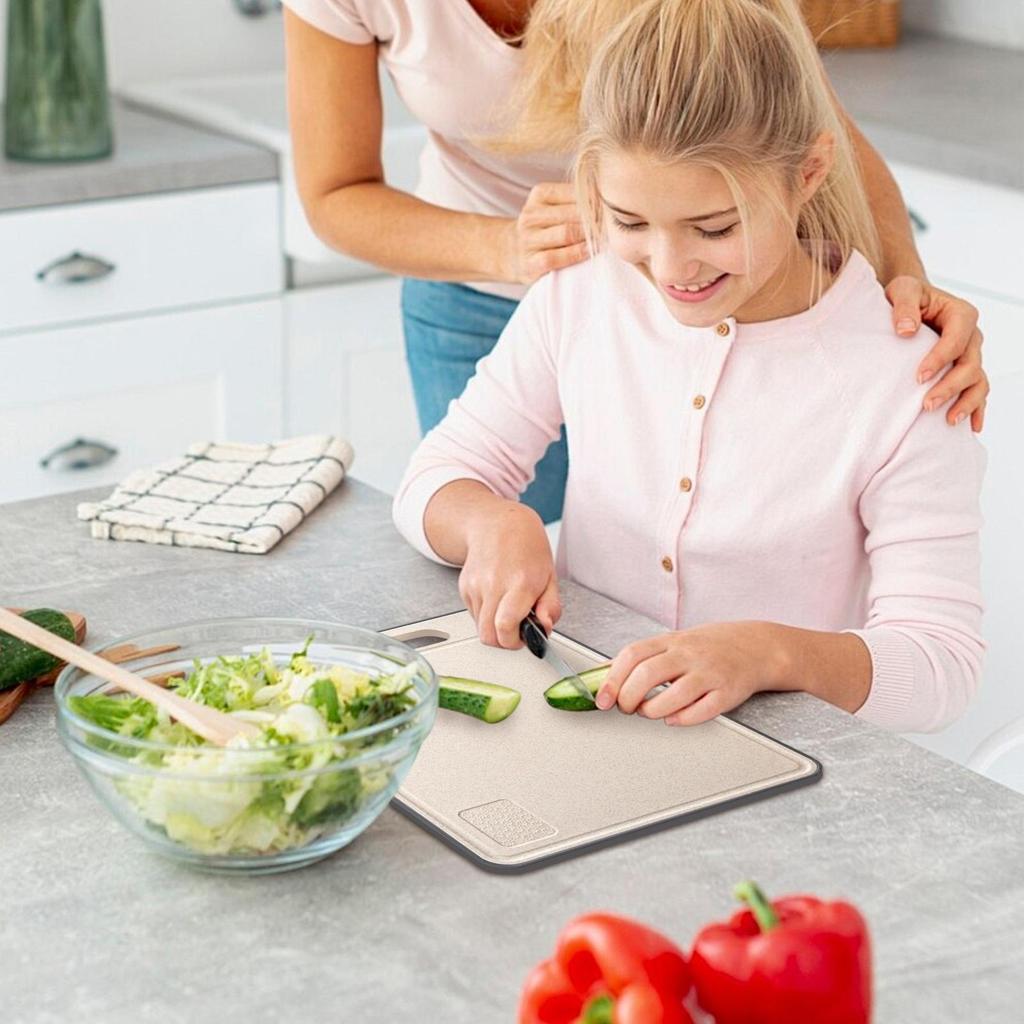 Kitchen Cutting Boards Thick Lightweight Food-Safe Scratch-Resistant Tool Meal Prep Fruit Cheese Chopping Board For Home Dorm