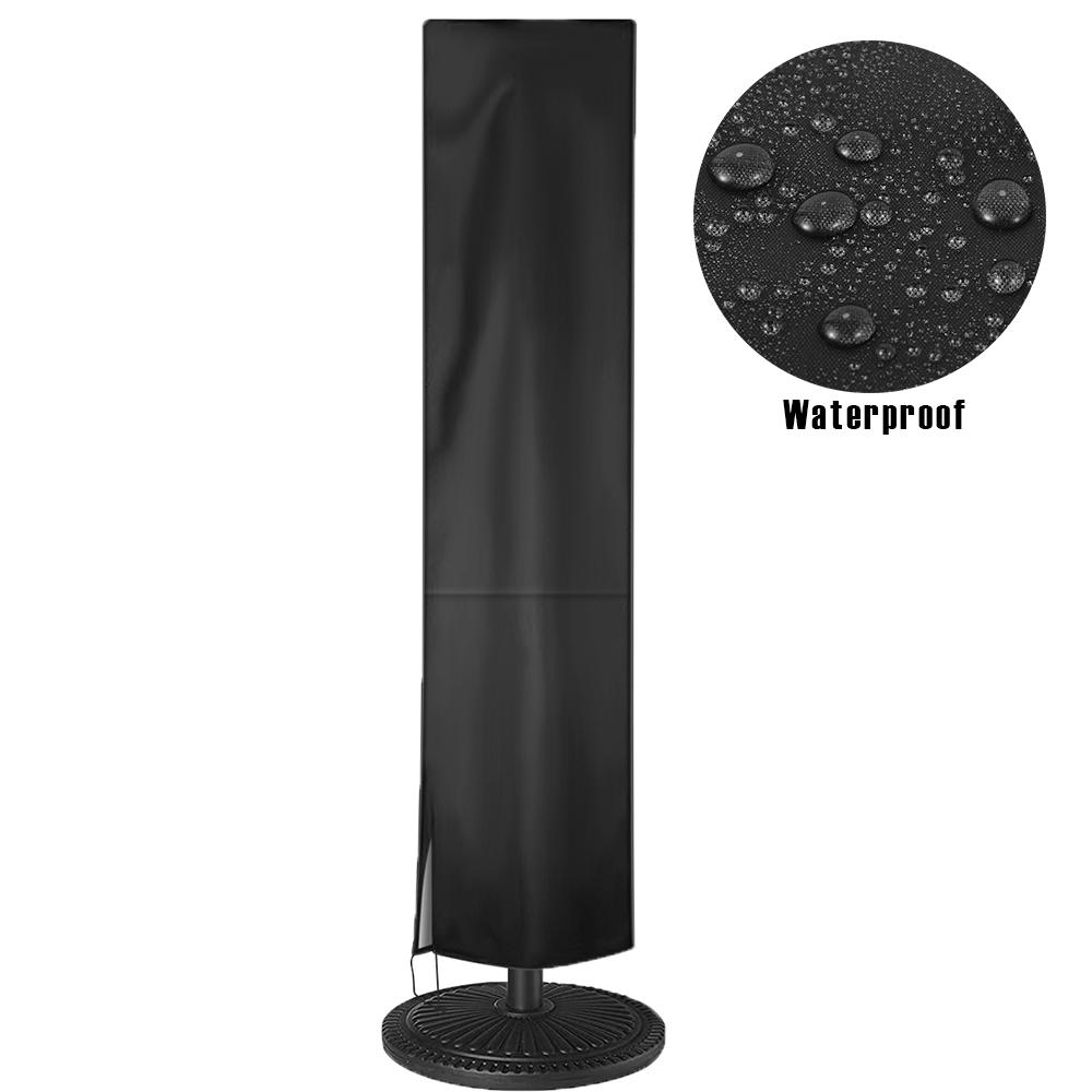 1-10Pcs Outdoor Parasol Cover 210D Oxford Cloth Waterproof Umbrella Protector Large Dustproof Anti-UV Parasol Cover with Zipper