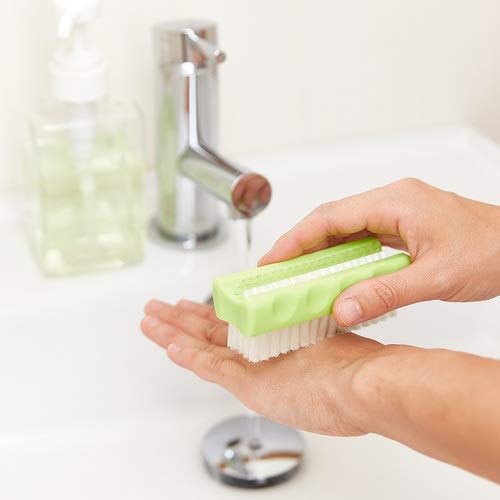 TRUSCO Nail Hand Brush Green TNHB-GN