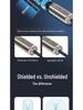 ZanIP68 Waterproof Metal Sensor: Detects Copper, Aluminum, Steel Distance with No Attenuation, NPN Normally Open, PNP