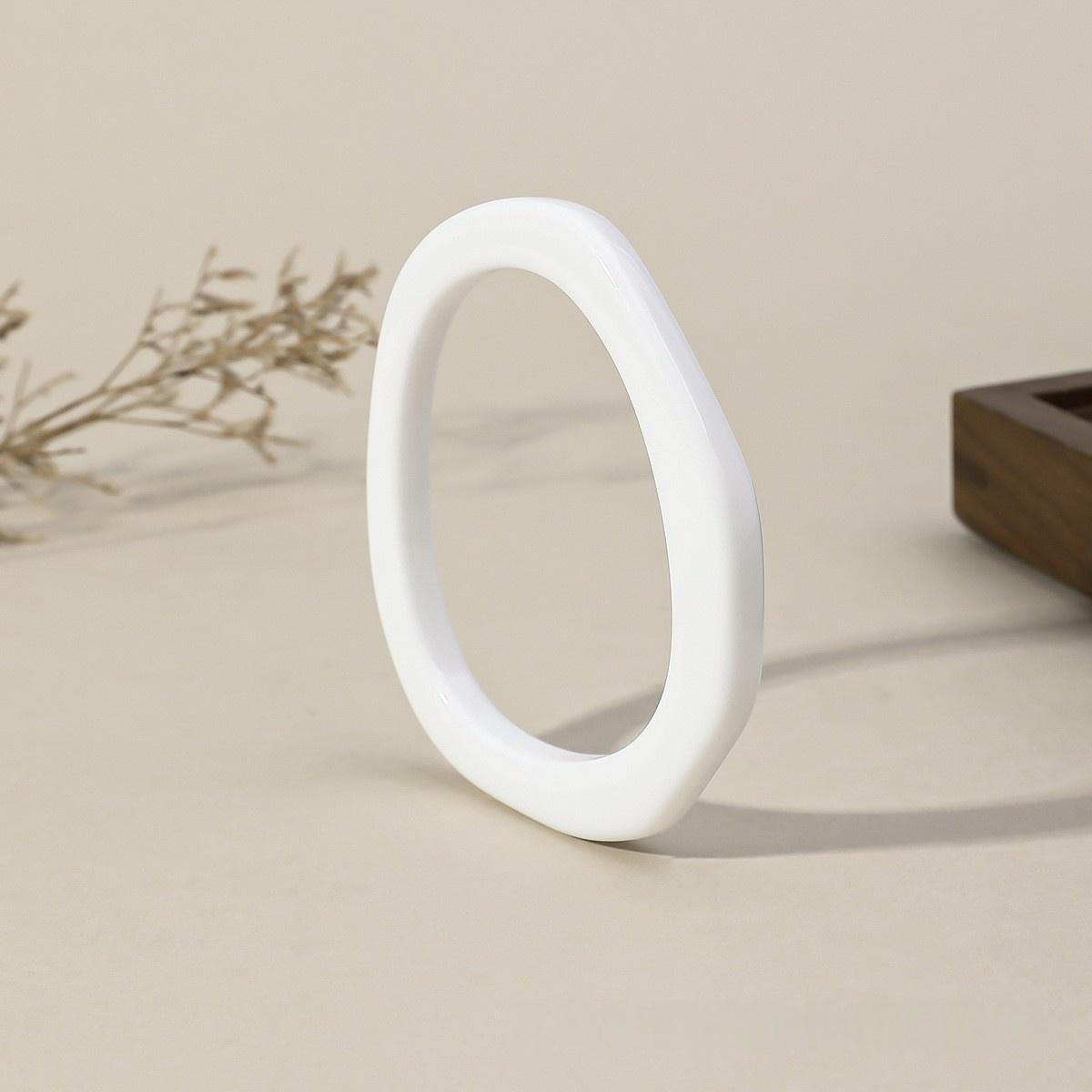 

DIEZI Simple Irregular Geometric Acrylic Resin Bangles Fashion Hip Hop Bangles Bracelets For Women Men New Gift Jewelry