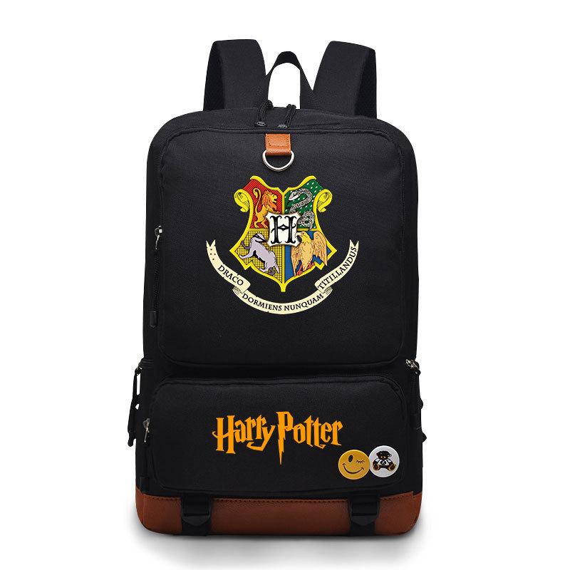 Harry Potter Backpack Men'S Fashion Versatile School Bag Female Student Backpack Travel Bag