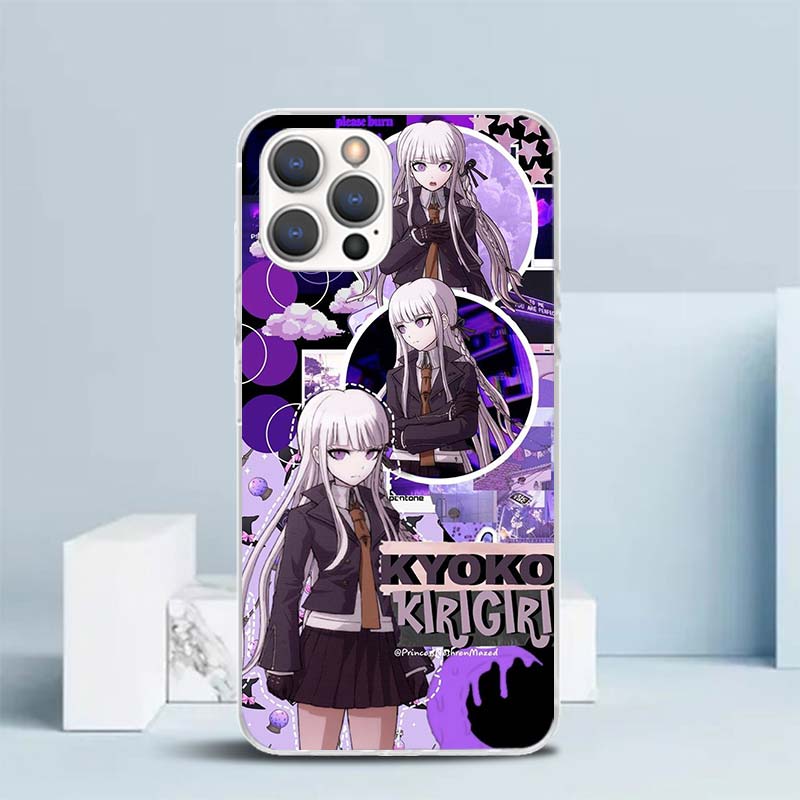 

Danganronpa Trigger Happy Havoc Soft Cover for iPhone 16 17 Air 15 14 Pro Max 16E Phone Case 13 Mini 12 11 7 SE 8 Print Pattern iPhone 13 Pro