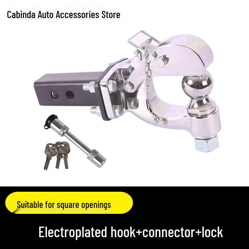 Leopard 5 Trailer Hitch Rear Bumper Modification with American-Style Anti-Collision and Towing Hooks.