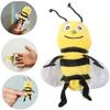 BESTonZON Weiche Bienen Handpuppe Für Kinder Stofftier Fingerpuppe Aus Plüschigem Material Pädagogisches Puppenspielzeug