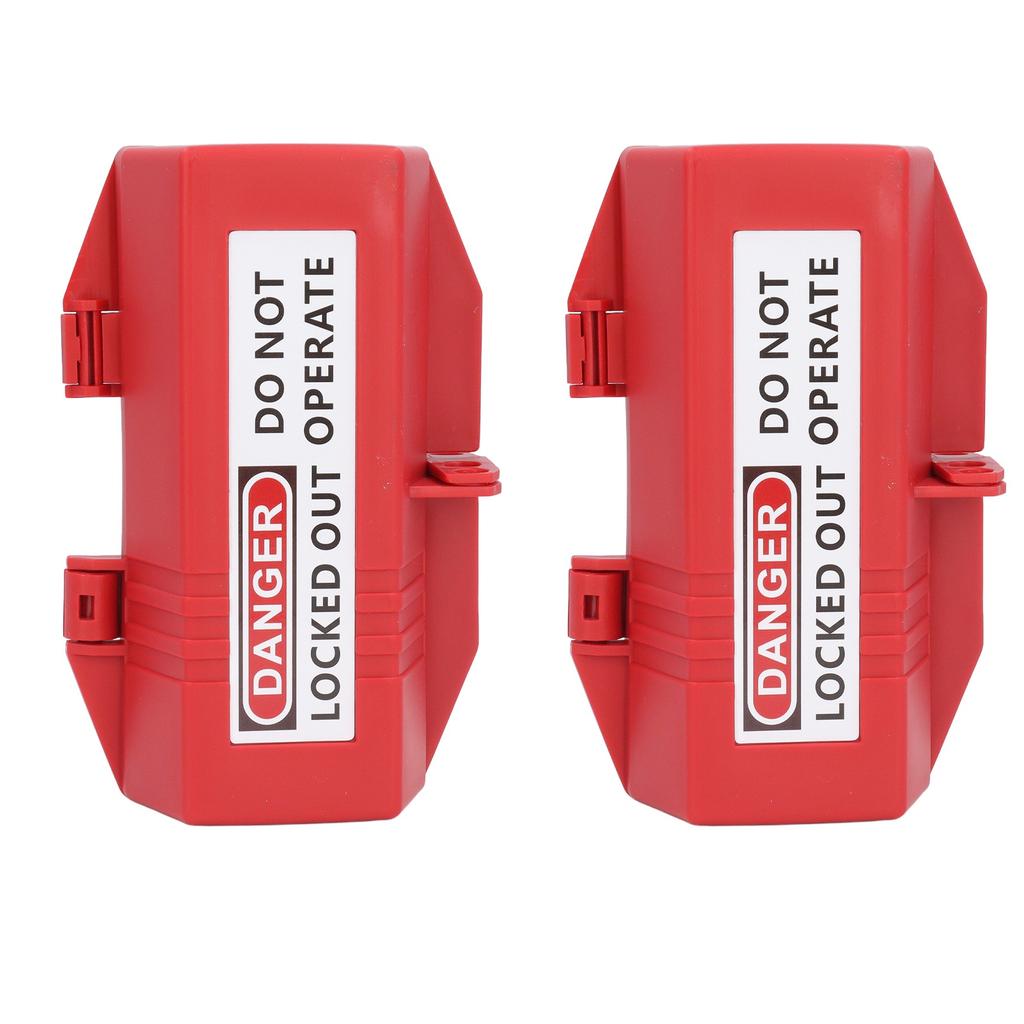 2Pcs Power Plug Lockout Enhanced Safety Versatile Power Cord Electrical Plug Lockout Device for Industrial Chemical
