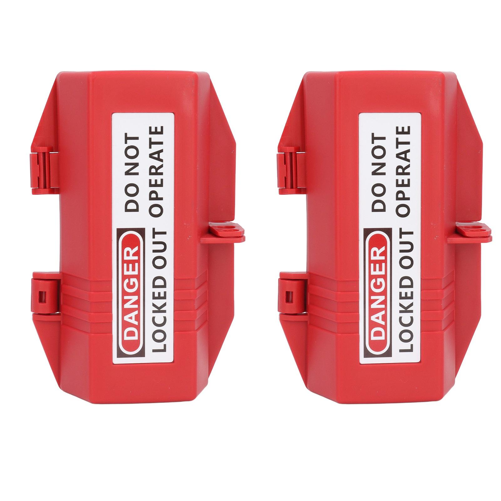 

2Pcs Power Plug Lockout Enhanced Safety Versatile Power Cord Electrical Plug Lockout Device for Industrial Chemical