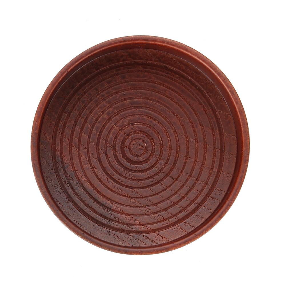 Bol à savon de rasage en bois, tasse, outil naturel pour homme, rasoir, mousse nettoyante, rond